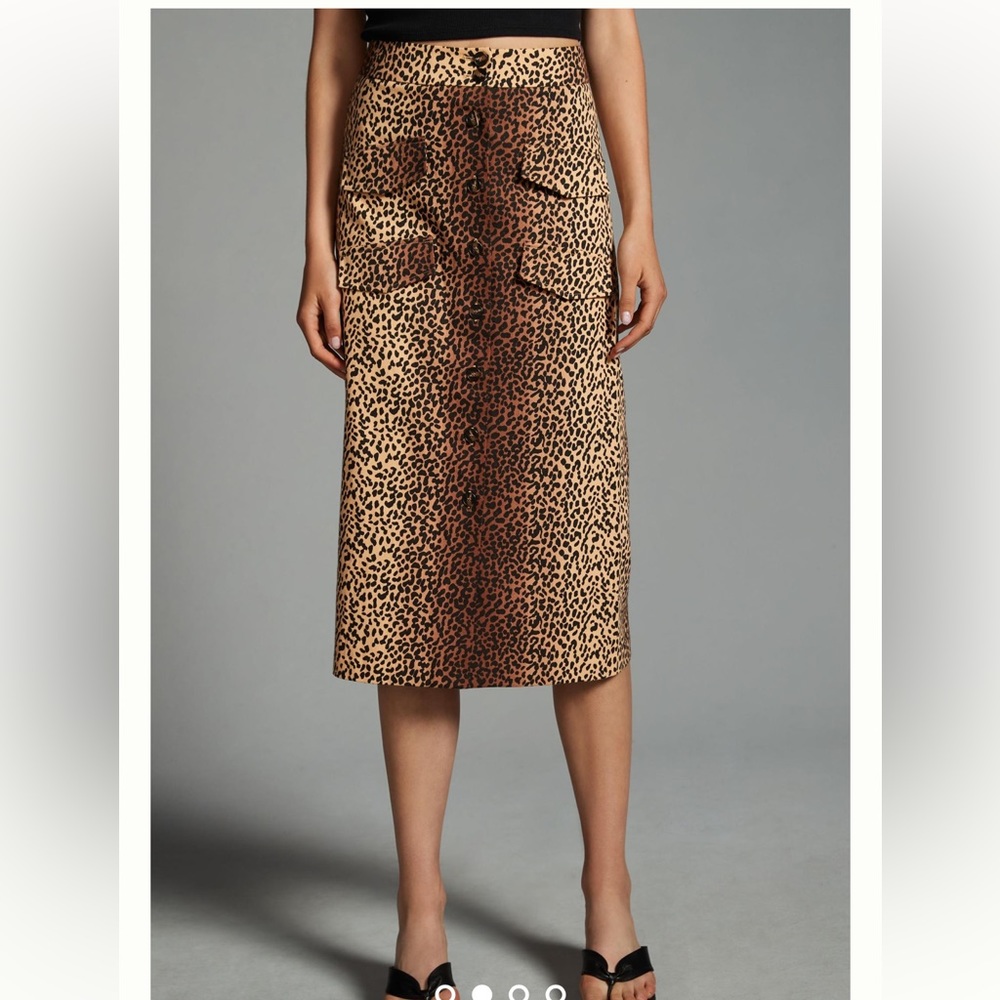 Anthropologie Mare mare leopard print skirt - Picture 4 of 7